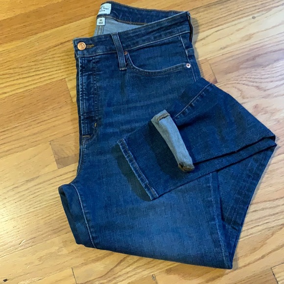 J crew curvy toothpick high rise